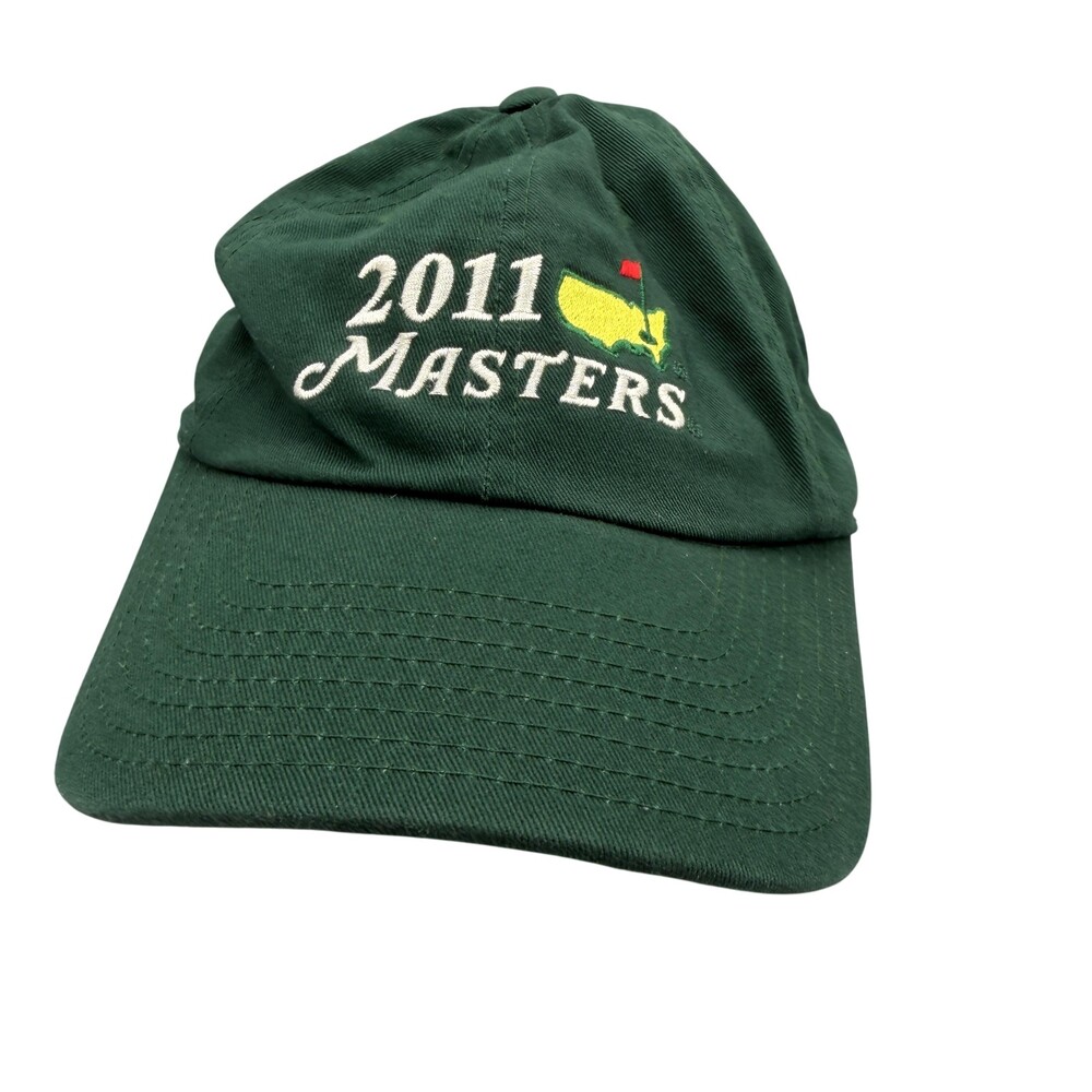 2011 Masters Hat Cap Strap Back One Size Green Golf American Needle 75th